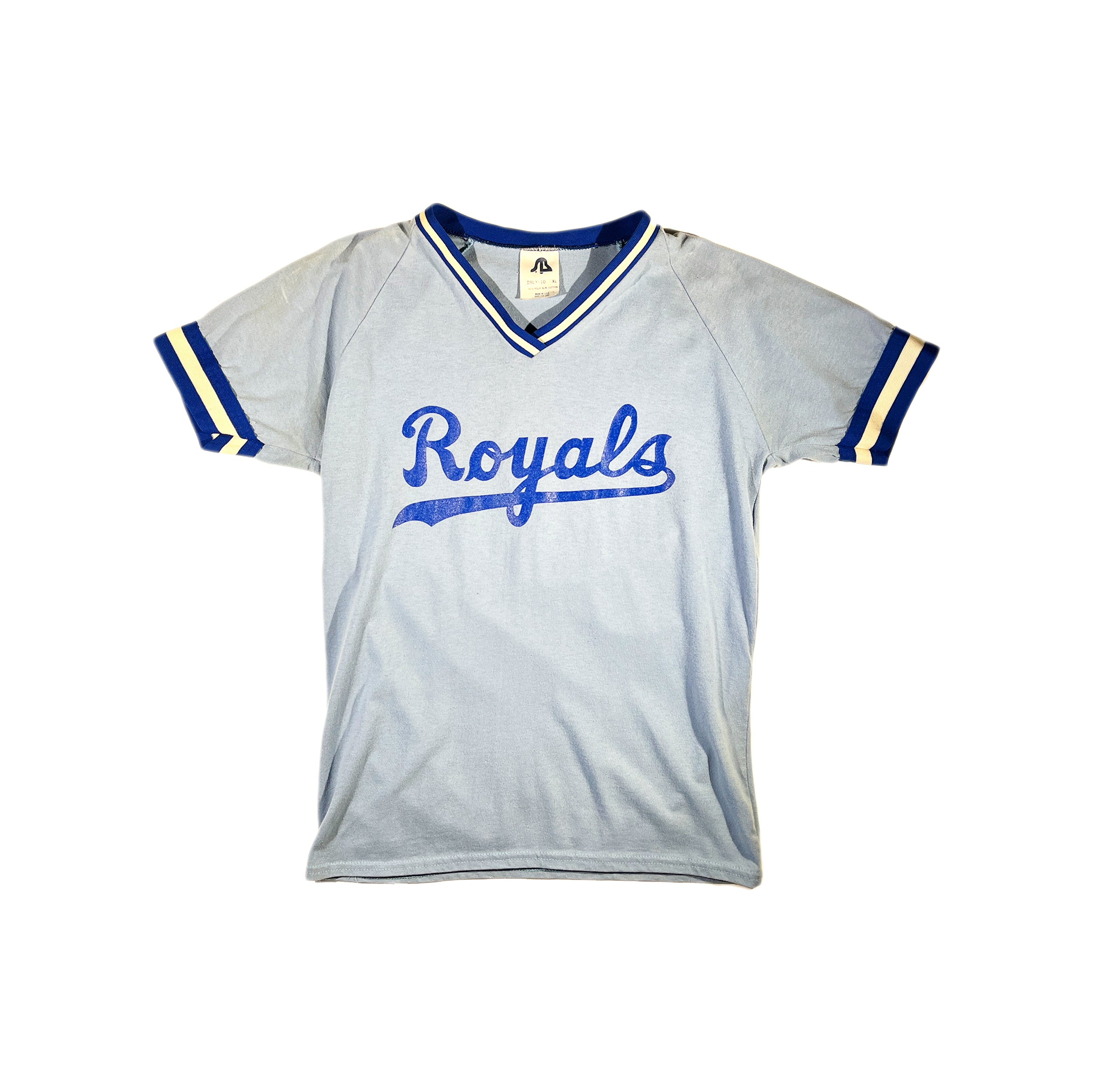 Vintage Royals Jersey Top T-Shirt Baseball Cut Kansas City MLB USA Mad –  Glorydays Fine Goods