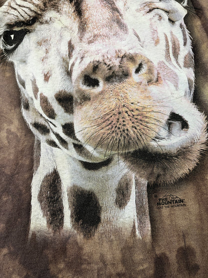 Vintage Giraffe T-Shirt Animal The Mountain Tee Funny