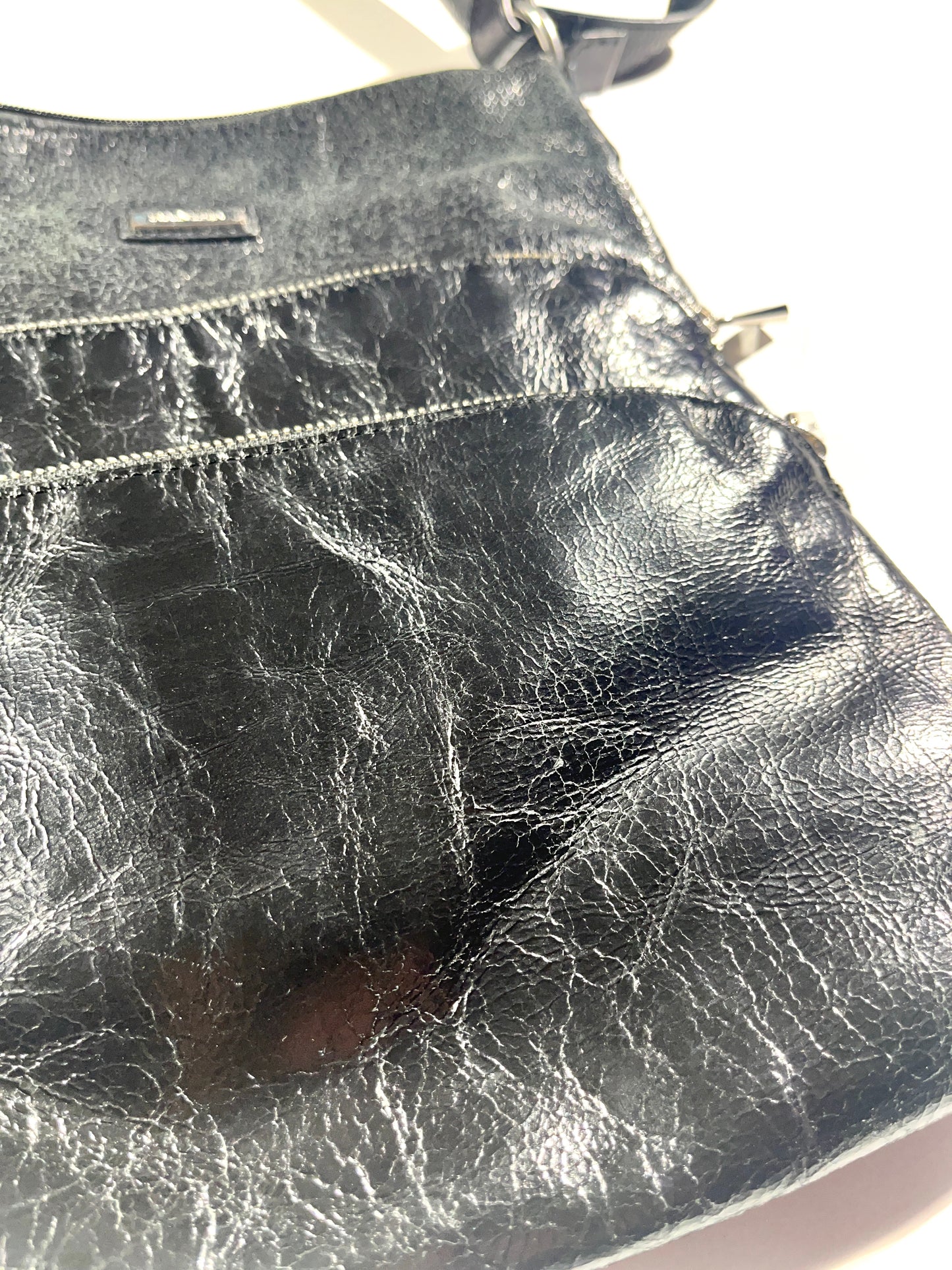 Vintage Danier Leather Bag Pouch Shoulder Sling Purse