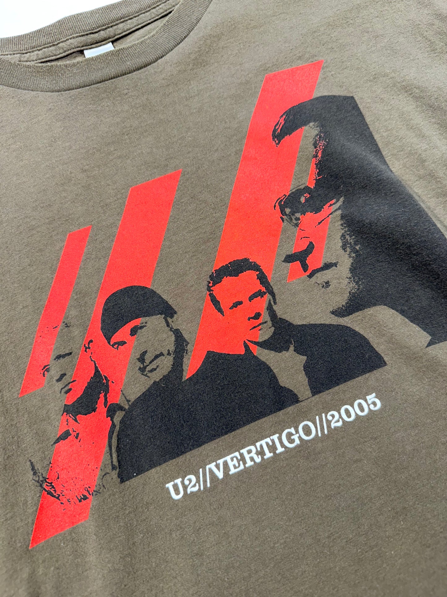 Vintage U2 T-Shirt Band Tee 2005 Vertigo Tour USA Made