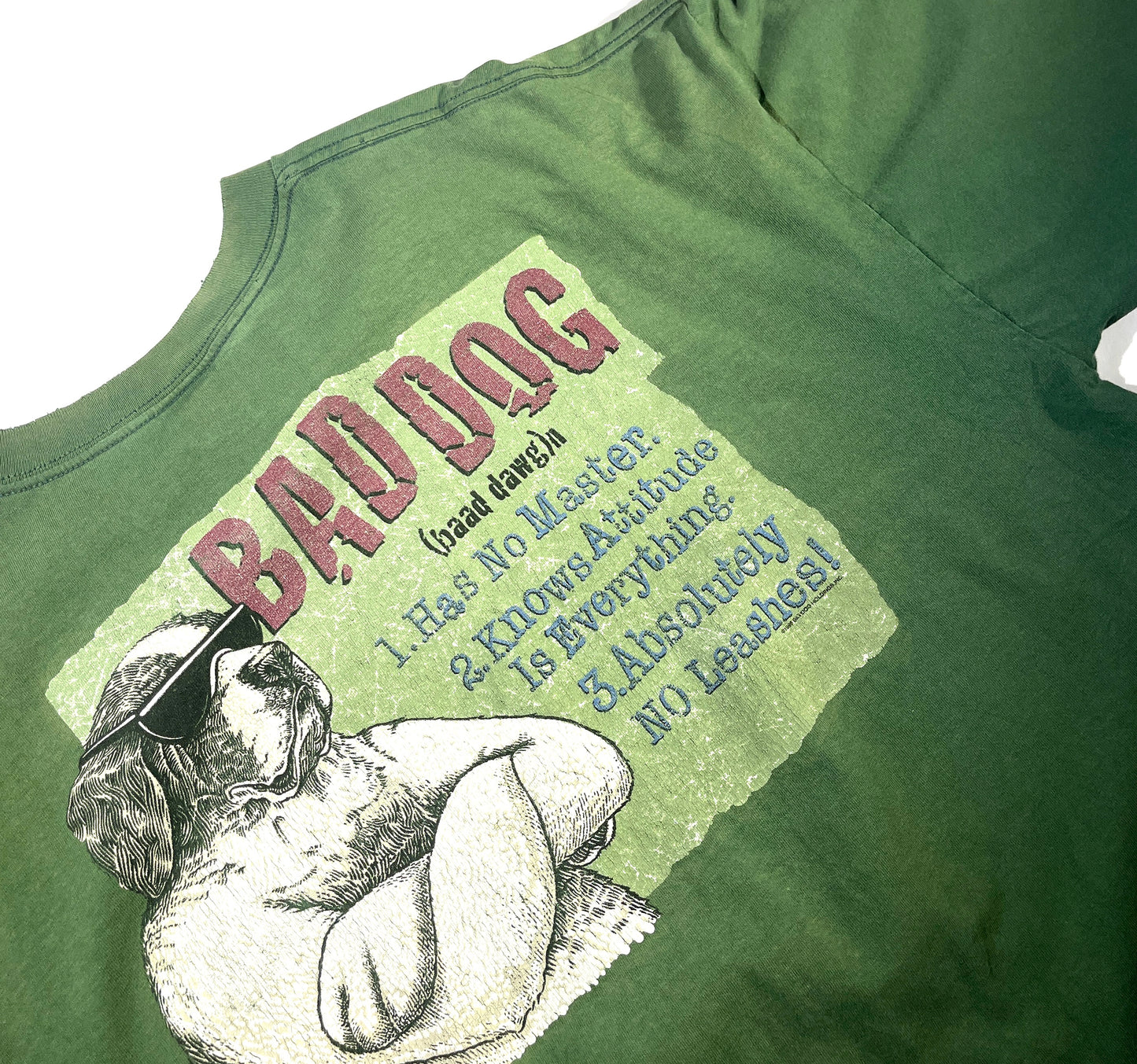 Vintage Big Dog T-Shirt Fun Animal Sports No Master