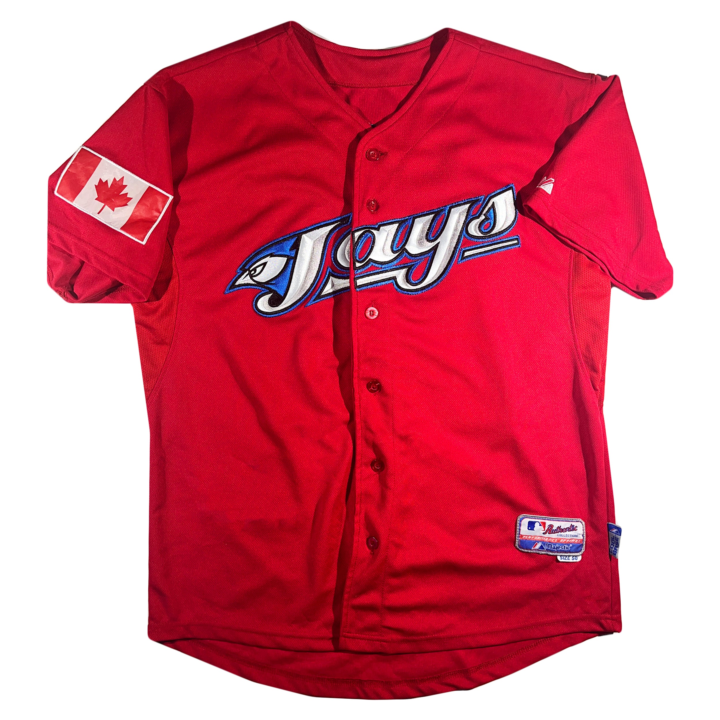 MLB Toronto Blue Jays Jersey Vintage Baseball Shirt Majestic