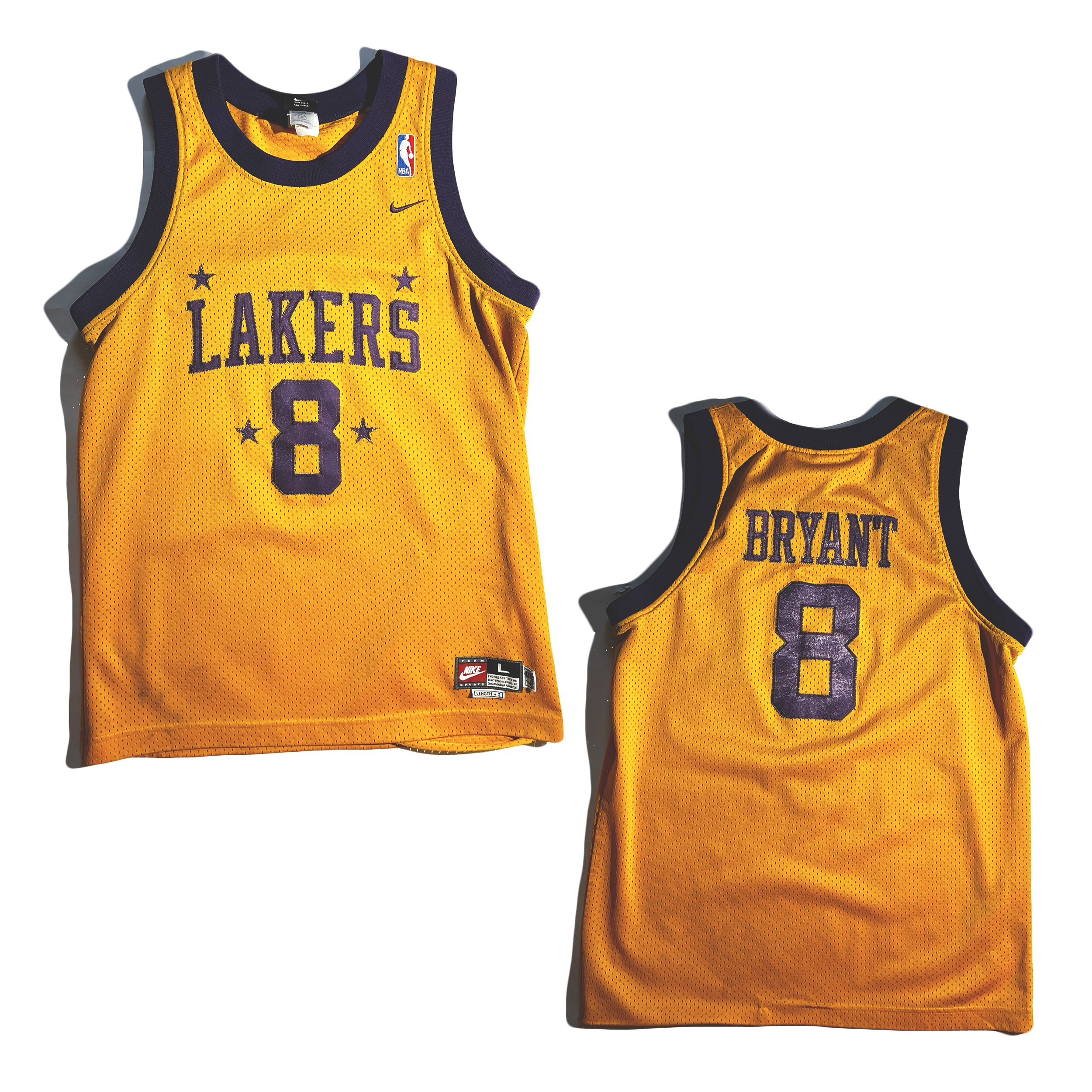 2000 Kobe Bryant Los Angeles Lakers Nike Authentic NBA Finals Jersey Size  52 – Rare VNTG