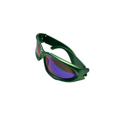 Vintage Green Goblin Sunglasses Y2K