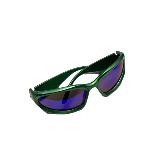 Vintage Green Goblin Sunglasses Y2K