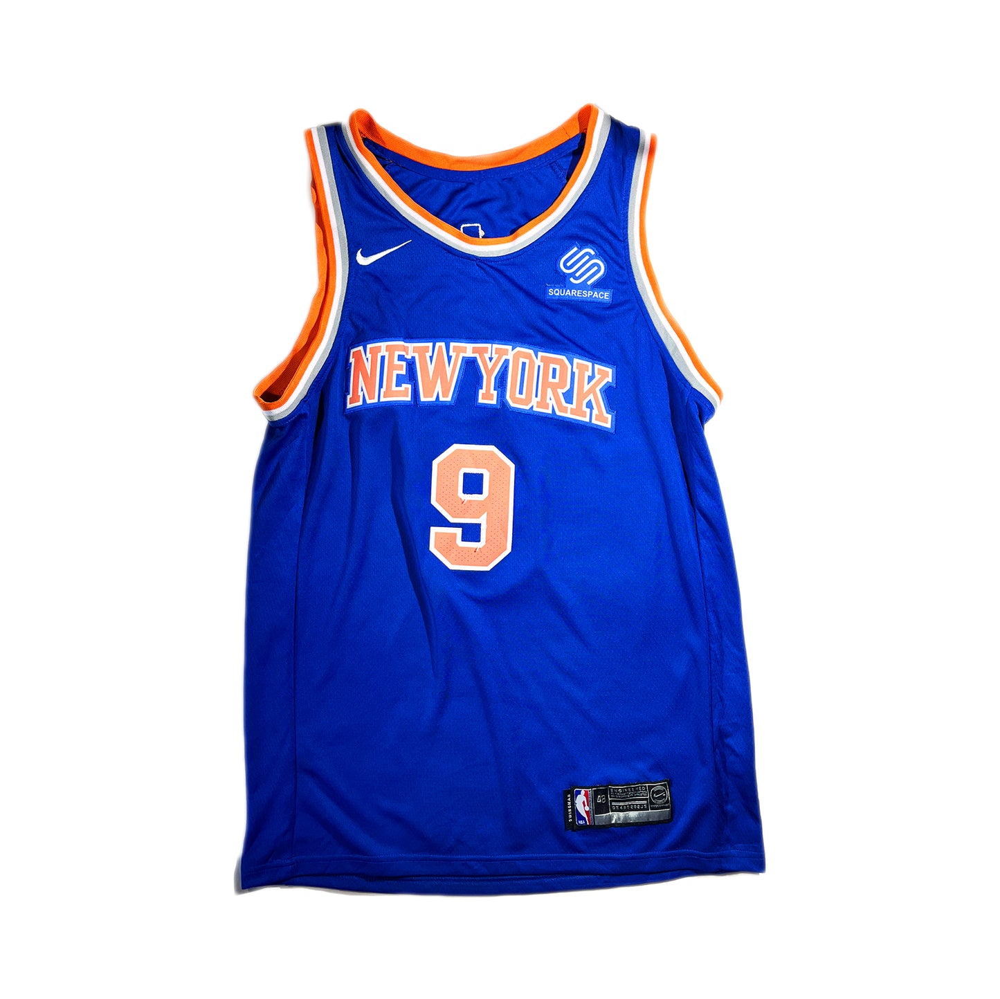 Vintage New York Knicks Jersey #9 Barrett NBA Basketball