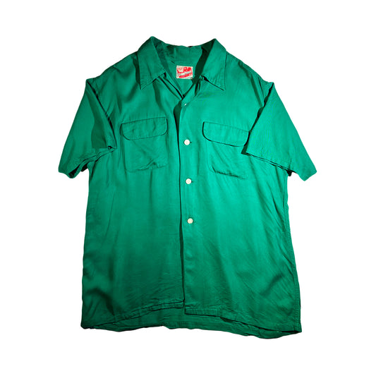 Vintage Yakima Shrine Shirt Button Up Top Soft Embroidered