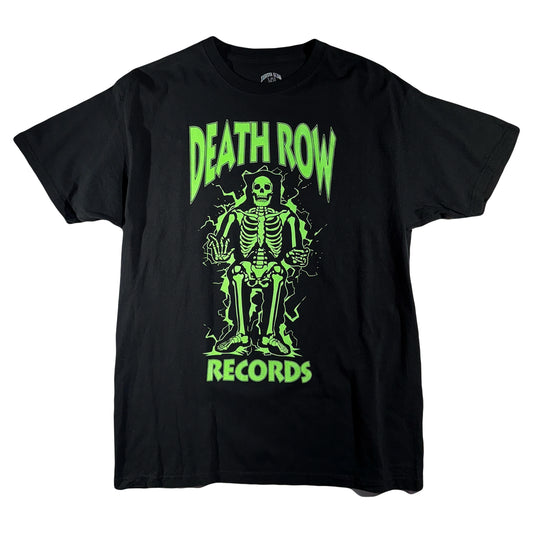 Vintage Death Row Records T-Shirt Rap Glow In The Dark Vibe