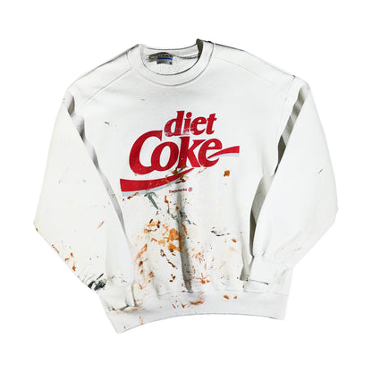 Vintage Diet Coke Crewneck Paint Splatter