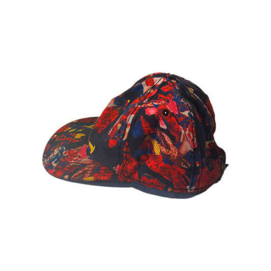 Vintage Converse Hat All Star Adjustable OSFA Art Roses Abstract