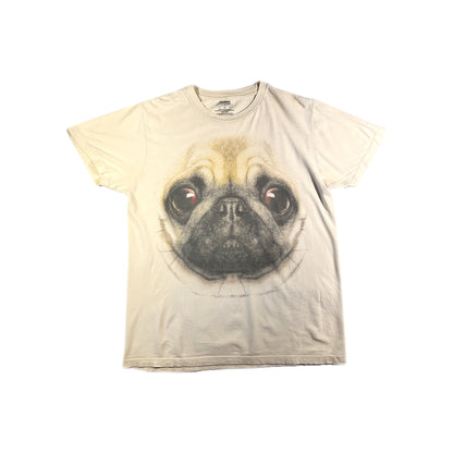 Vintage Pug T-Shirt Animal Funny Cute Tee Puppy Dog