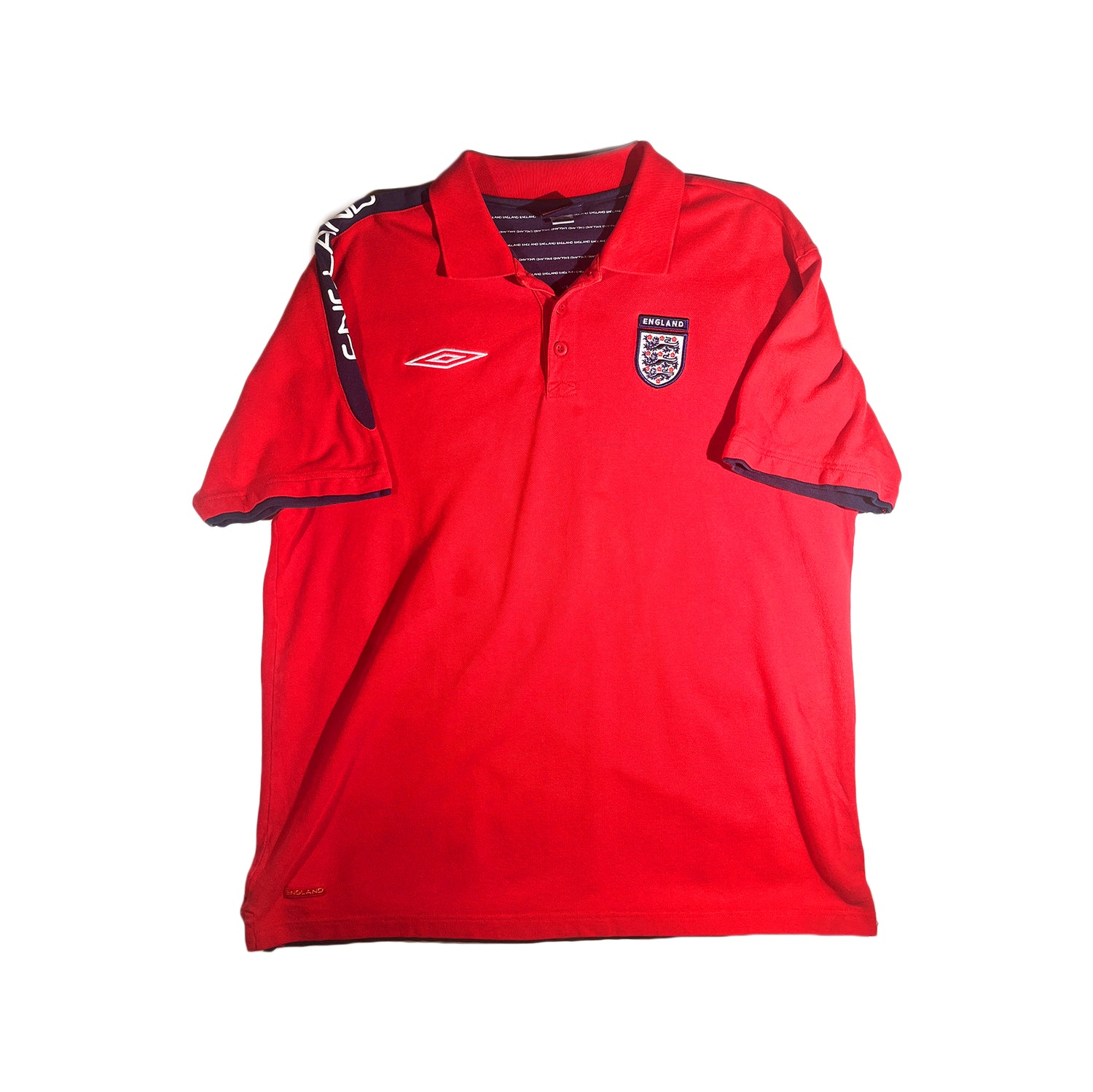 Umbro red england polo deals shirt