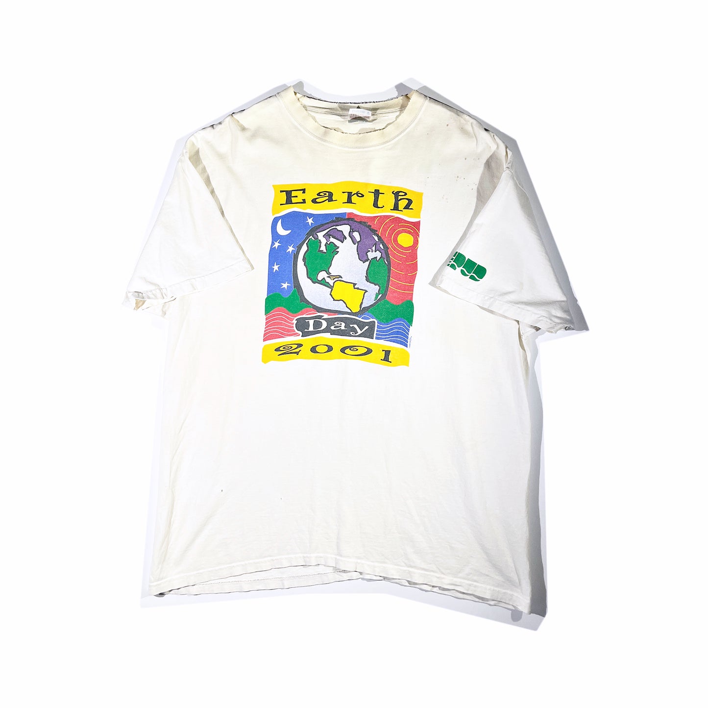 Vintage Earth Day T-Shirt 2001 Single Stitch