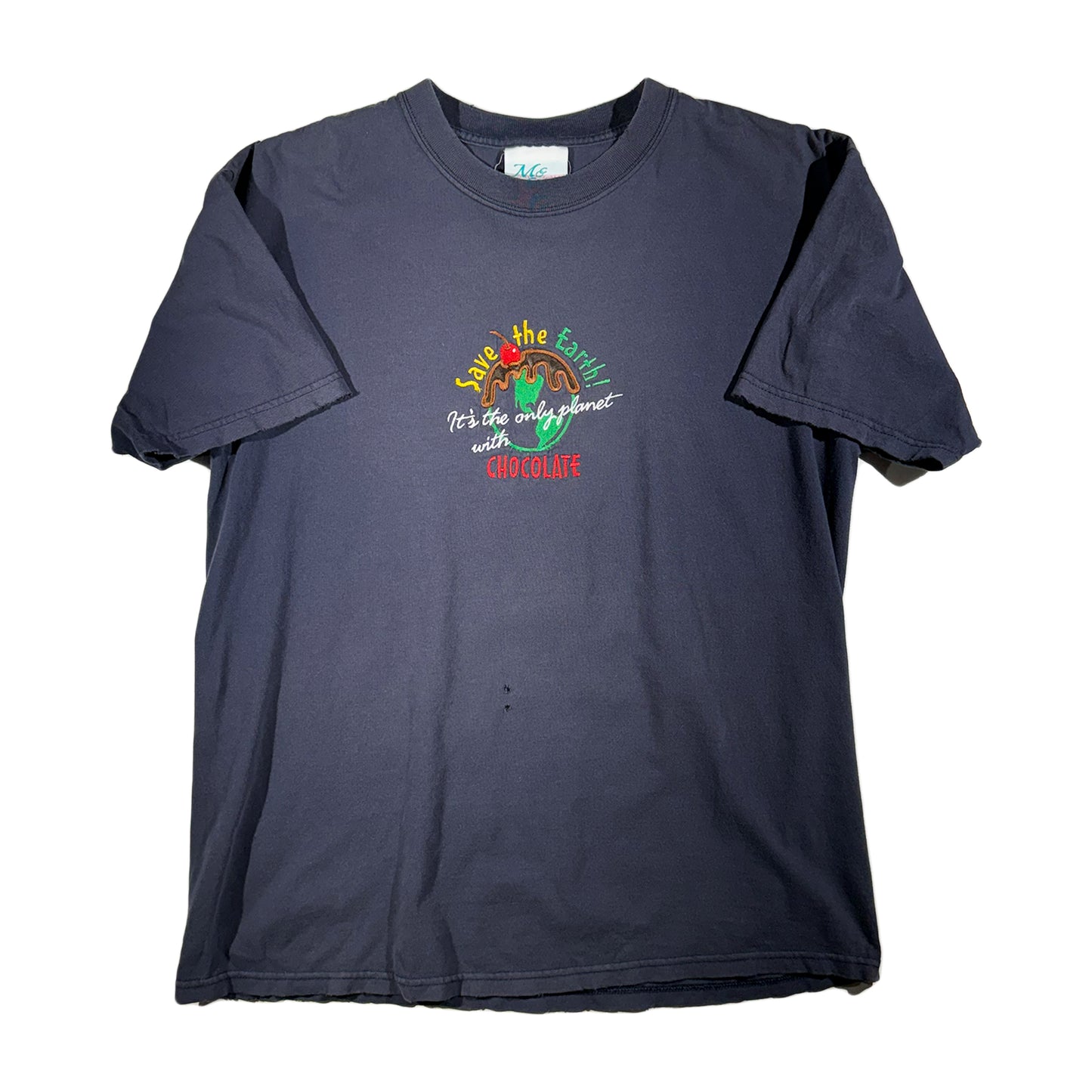 Vintage Save The Earth T-Shirt Chocolate