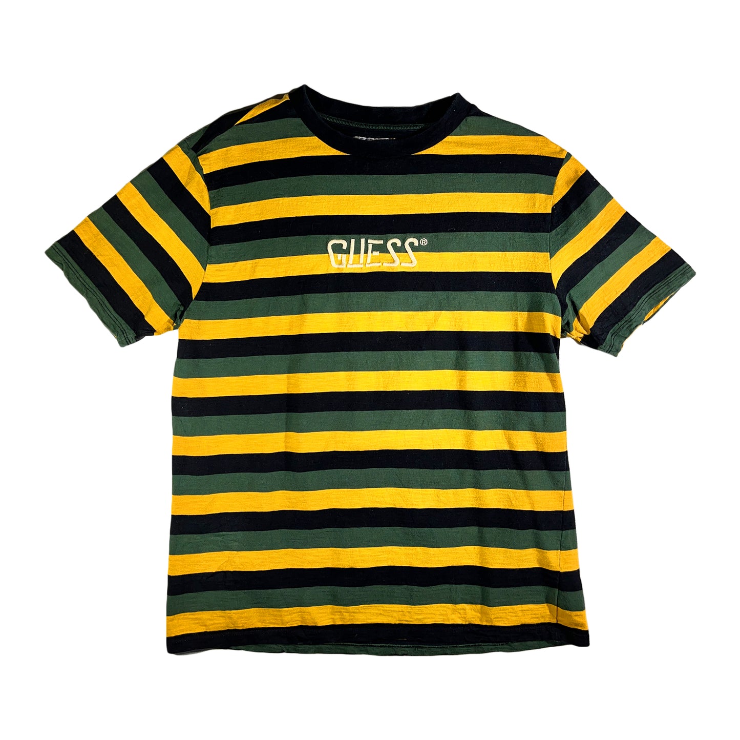 Vintage Guess T-Shirt Striped Soft