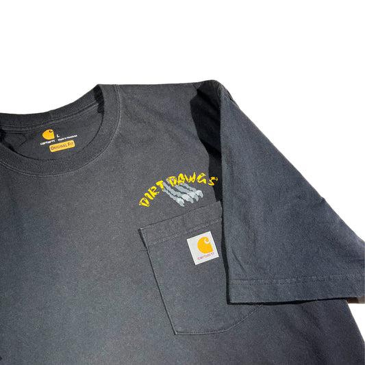 Vintage Carhartt T-Shirt Dirt Dawgs Pocket Tee