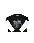 Gargoyle Waffle Long Sleeve Top