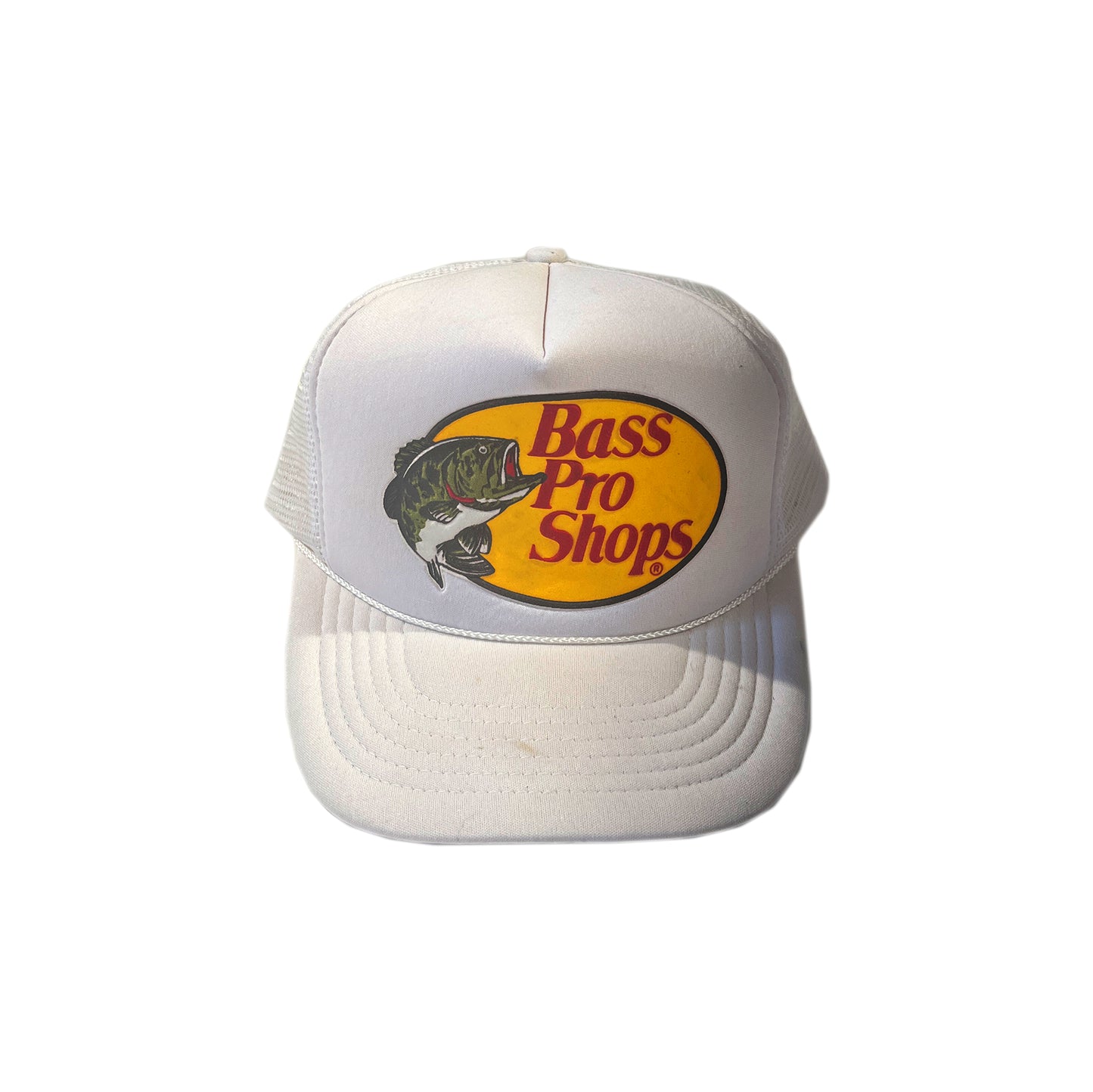 Vintage Bass Pro Shops Snapback Hat White Embossed – Glorydays Fine Goods