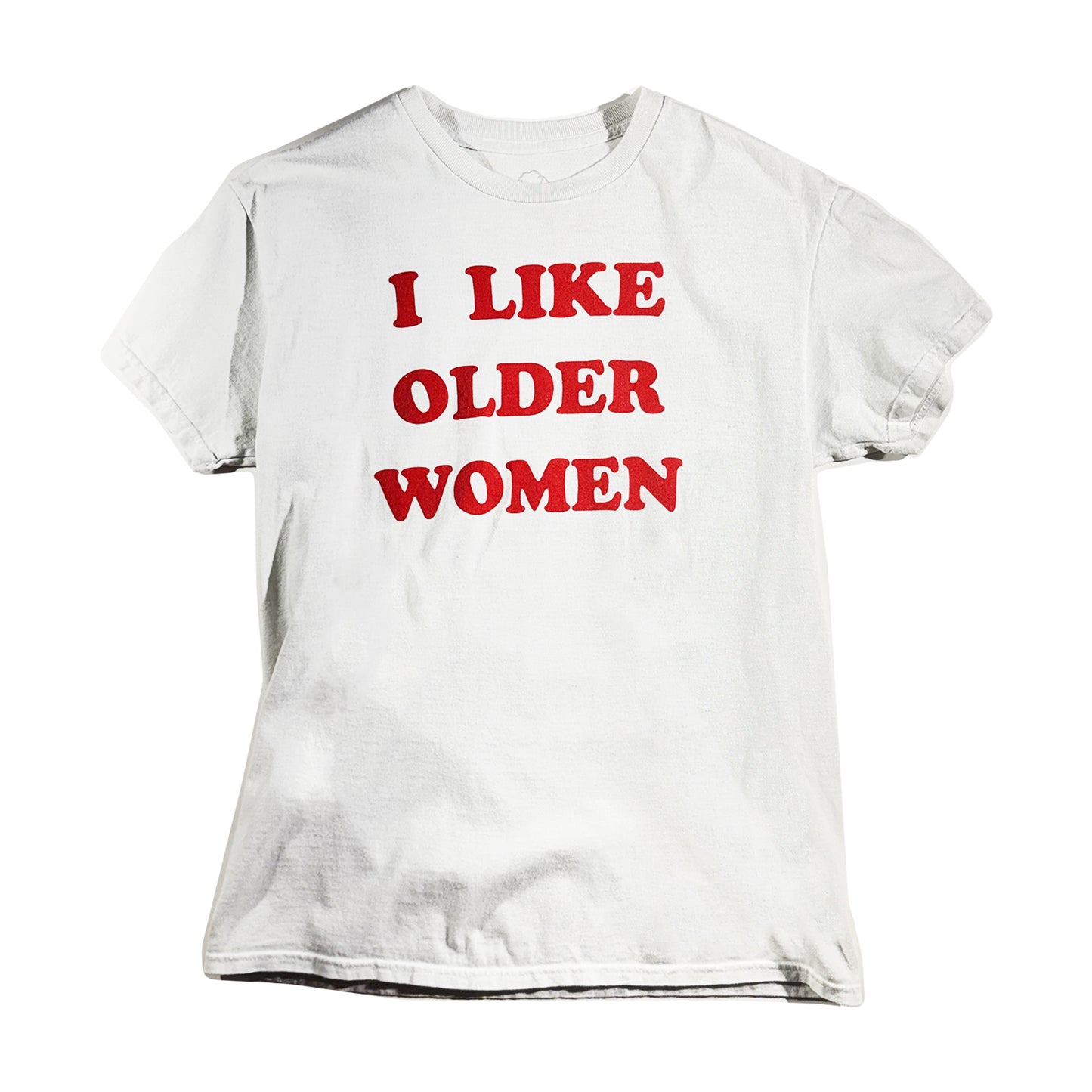 Vintage I Like Older Women T-Shirt Slogan