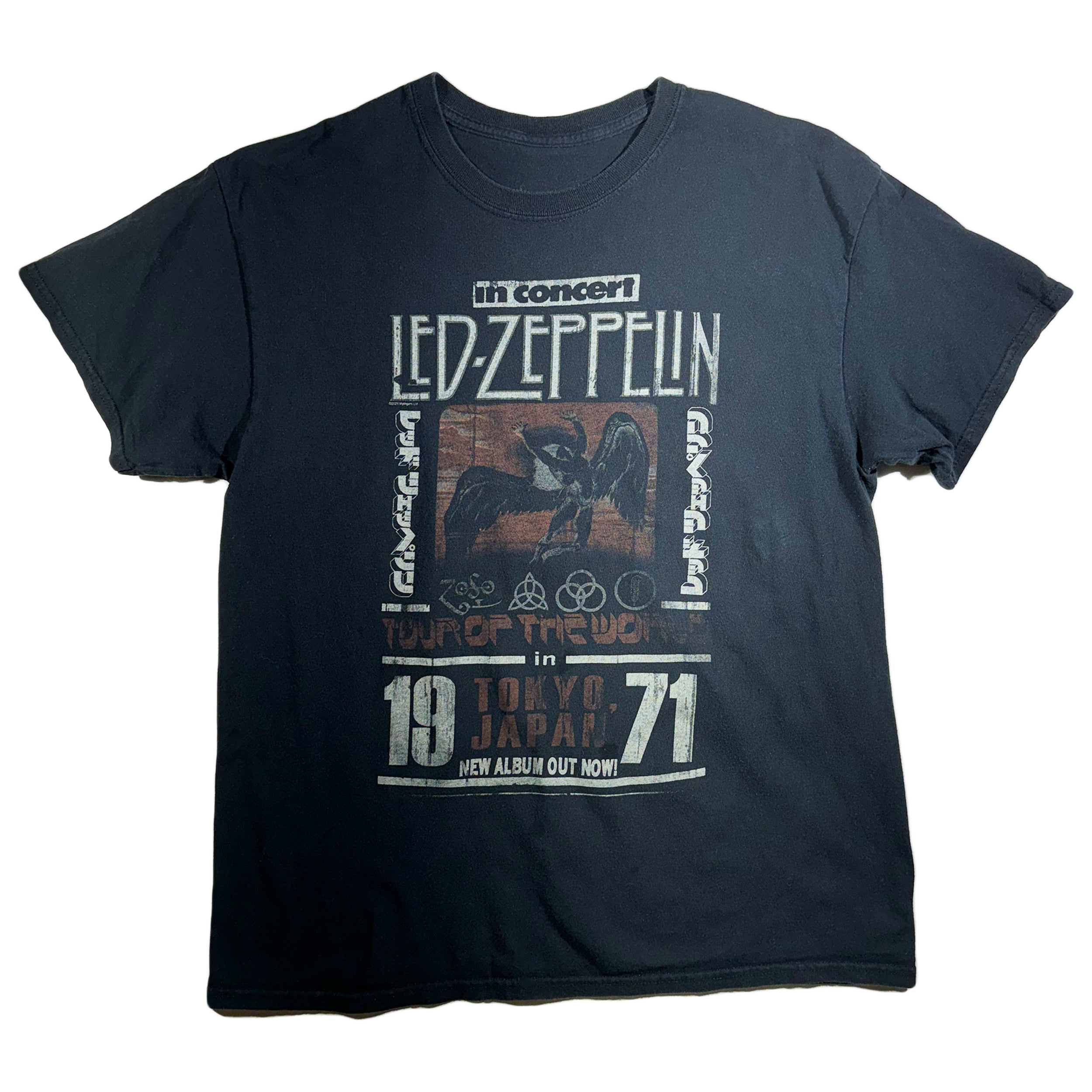 Led zeppelin t shirt vintage hotsell