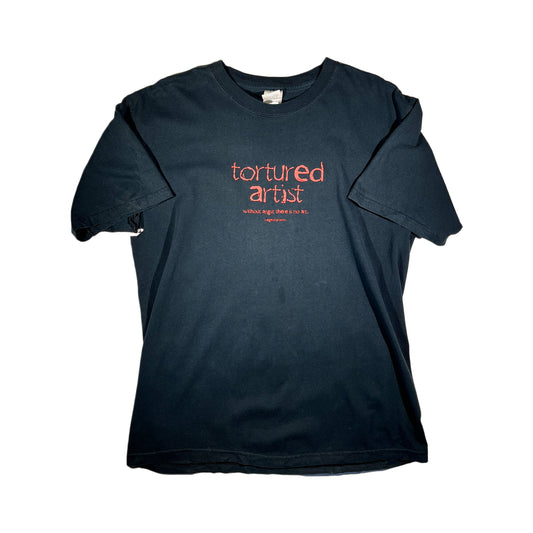 Vintage Tortured Artist T-Shirt Slogan Distressed
