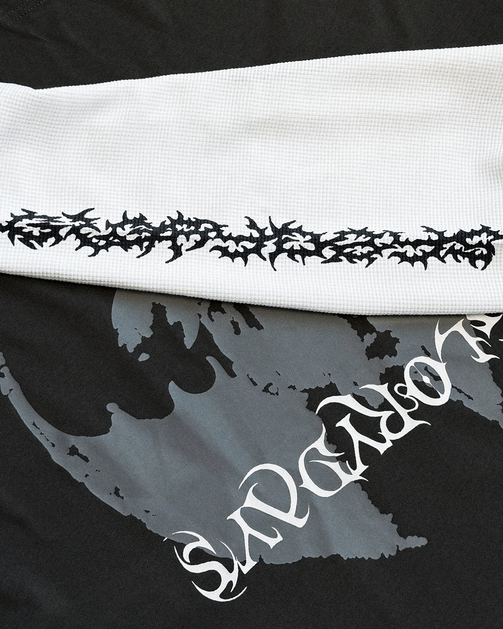 Gargoyle Waffle Long Sleeve Top