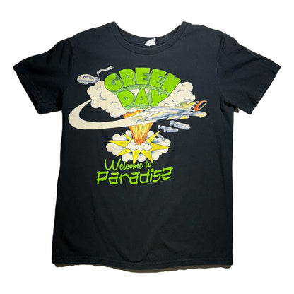 Vintage Green Day T-Shirt Welcome To Paradise