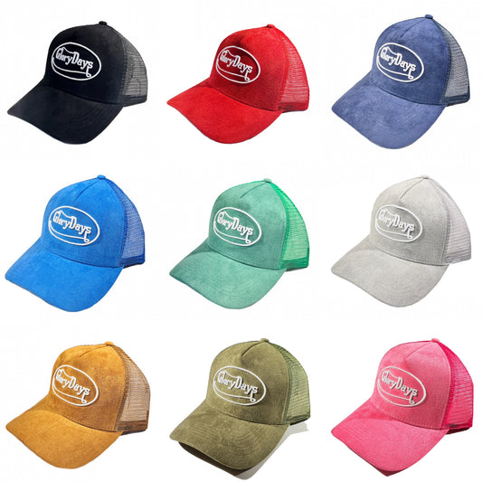 Glorydays "Dutchie" Suede Trucker Hat