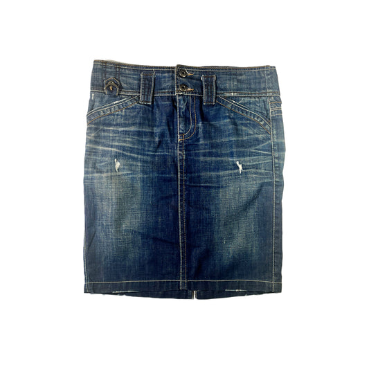 Vintage Y2K Denim Skirt Blue Jean United Colors Of Benetton
