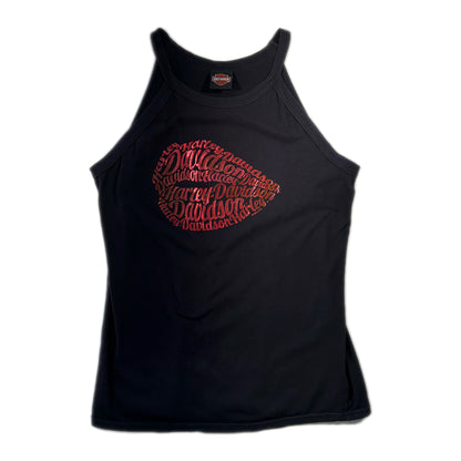 Vintage Harley Davidson Tank Top Lips