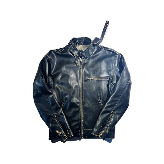 Vintage Leather Jacket Y2K Epic Cut