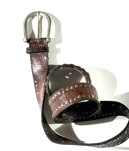 Vintage Leather Belt Western