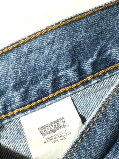 Vintage Patchwork Levis Jeans Bootcut 501 Style Fit