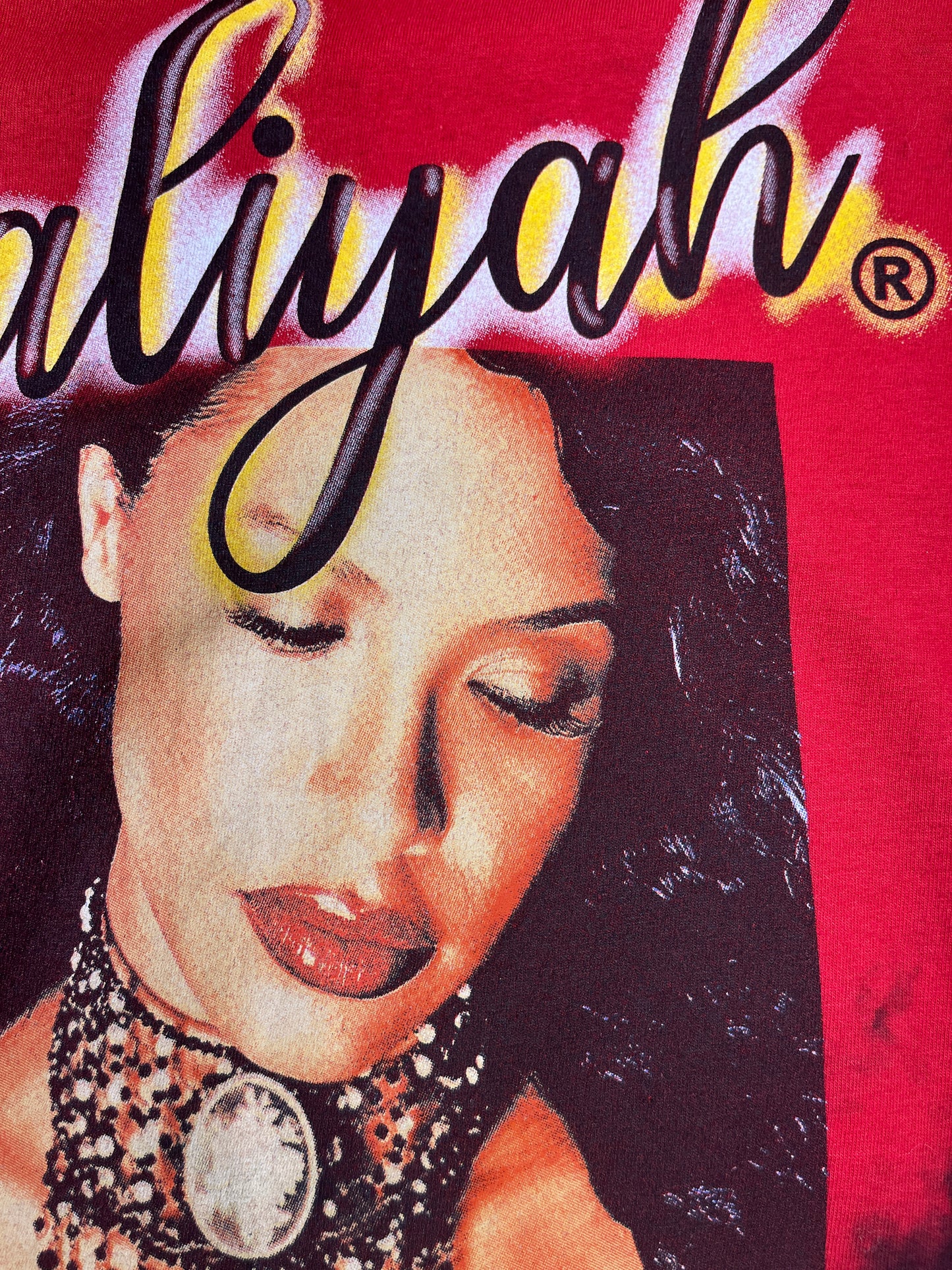 Vintage Aaliyah T-Shirt Rap Tee