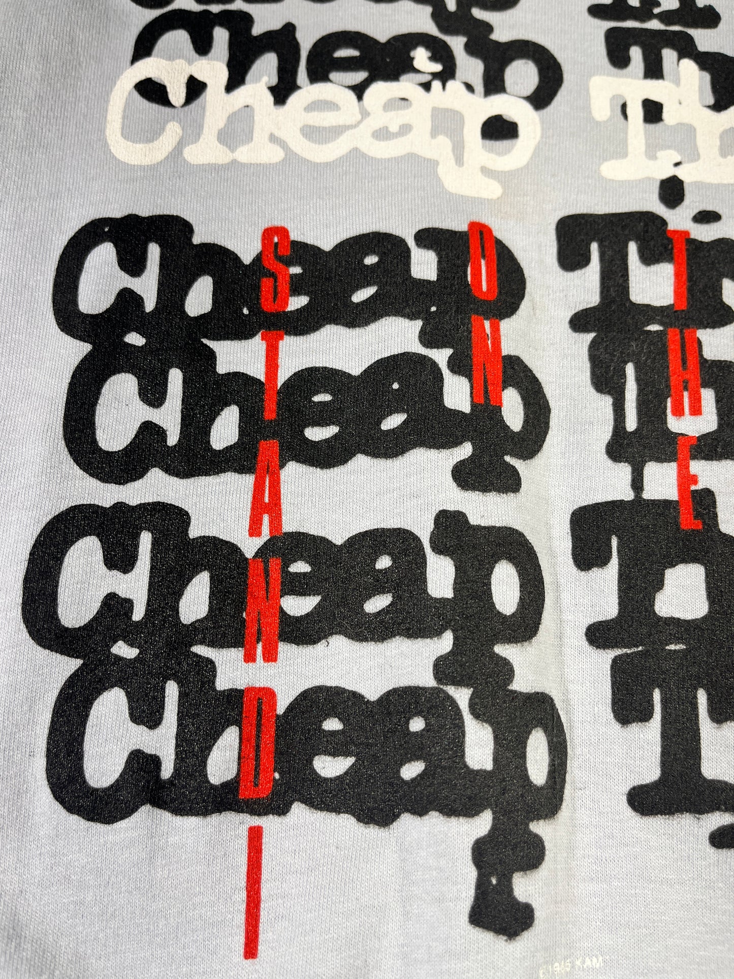 Vintage 1985 Cheap Trick T-Shirt Rare Rock Band Long Sleeve Tee 80's USA Made Standing On The Edge