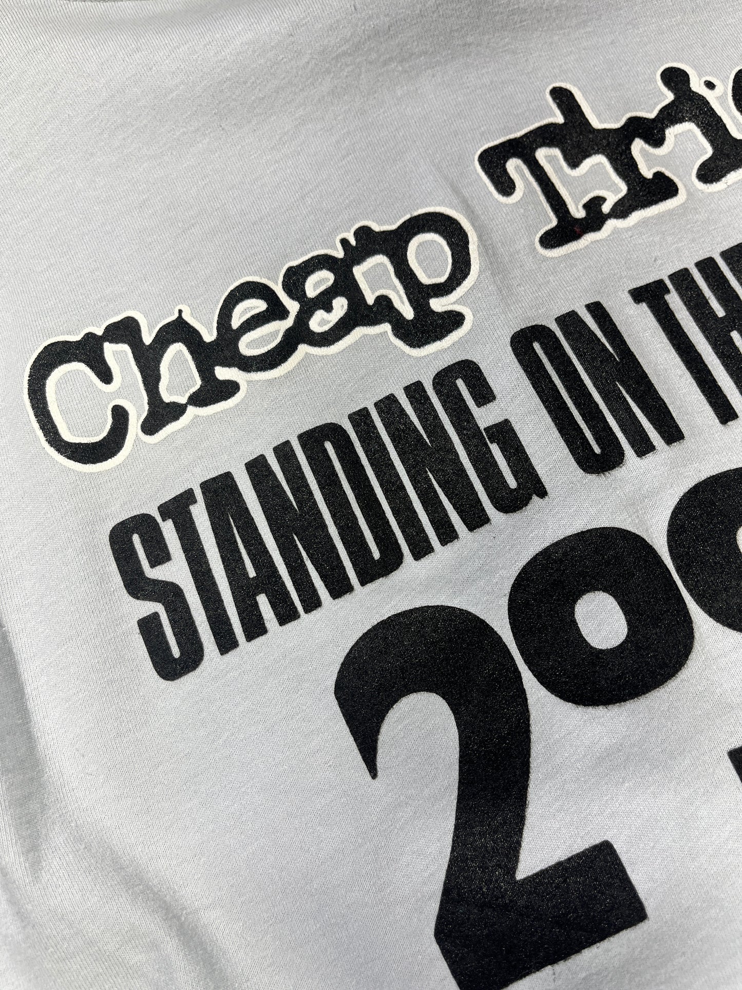 Vintage 1985 Cheap Trick T-Shirt Rare Rock Band Long Sleeve Tee 80's USA Made Standing On The Edge