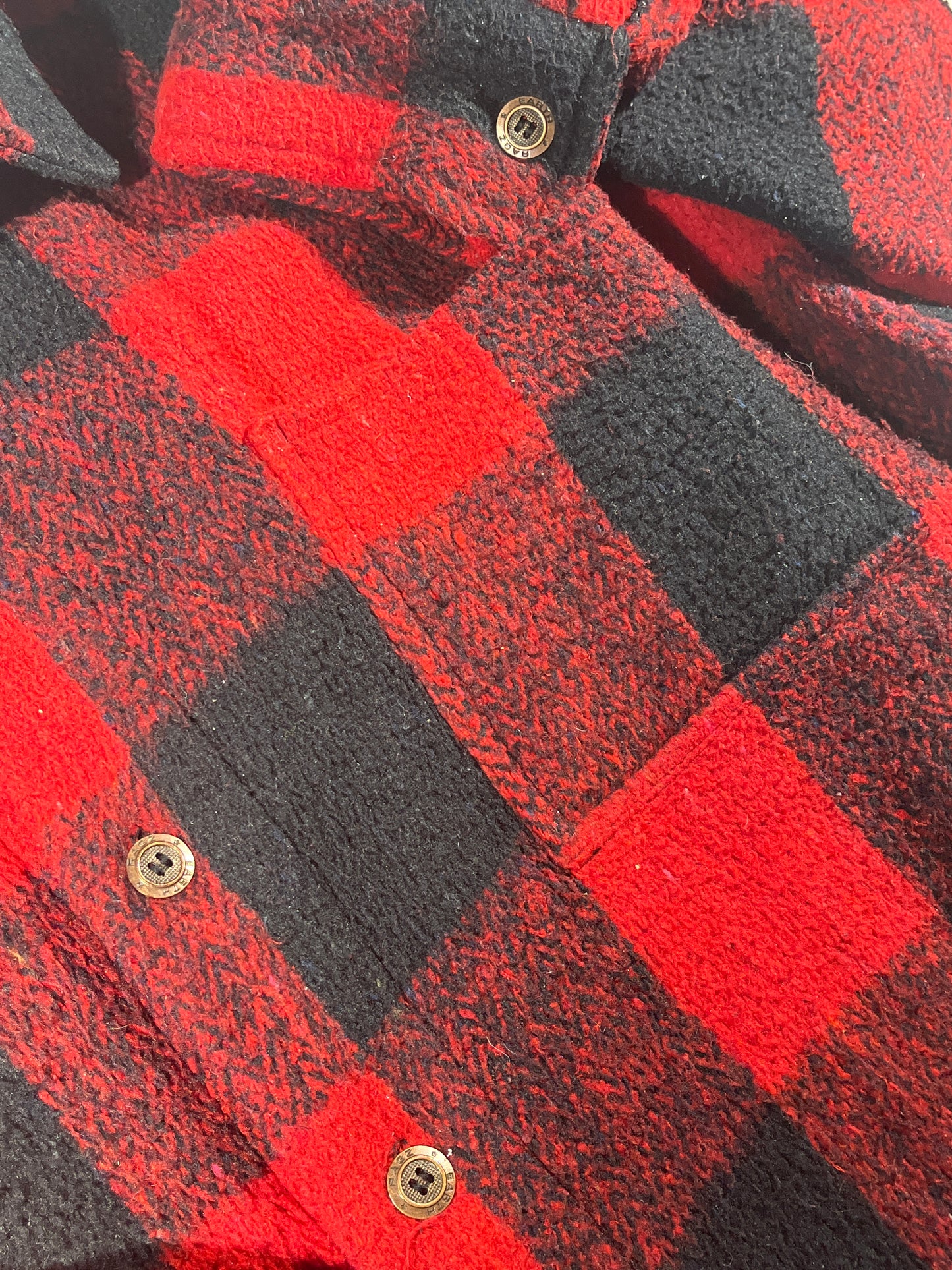 Vintage Flannel Jacket SOFT Button Up Plaid