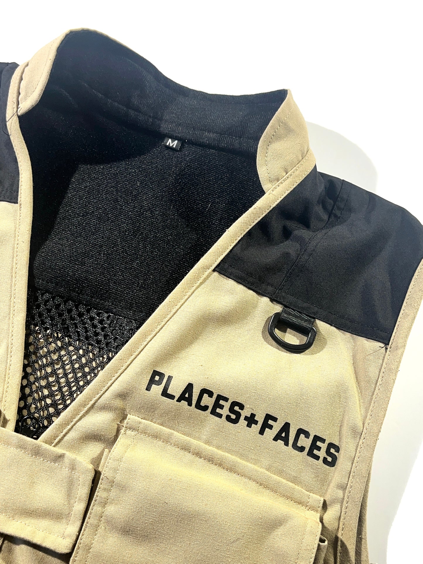 Vintage Places + Faces Vest Tactical Zippers Hunting
