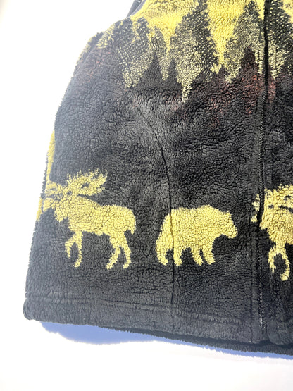 Vintage Nature Vest Fleece