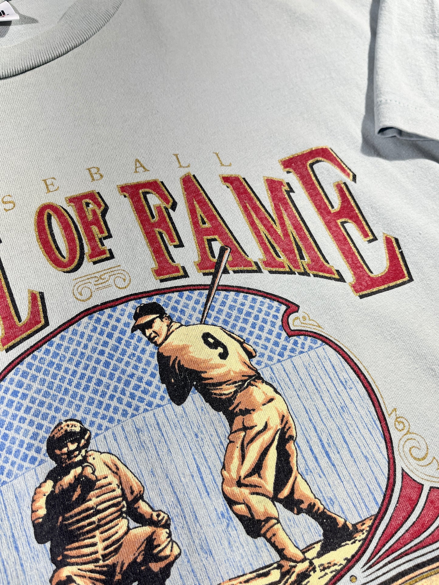 Vintage Baseball Hall Of Fame T-Shirt MLB Cooperstown 90's
