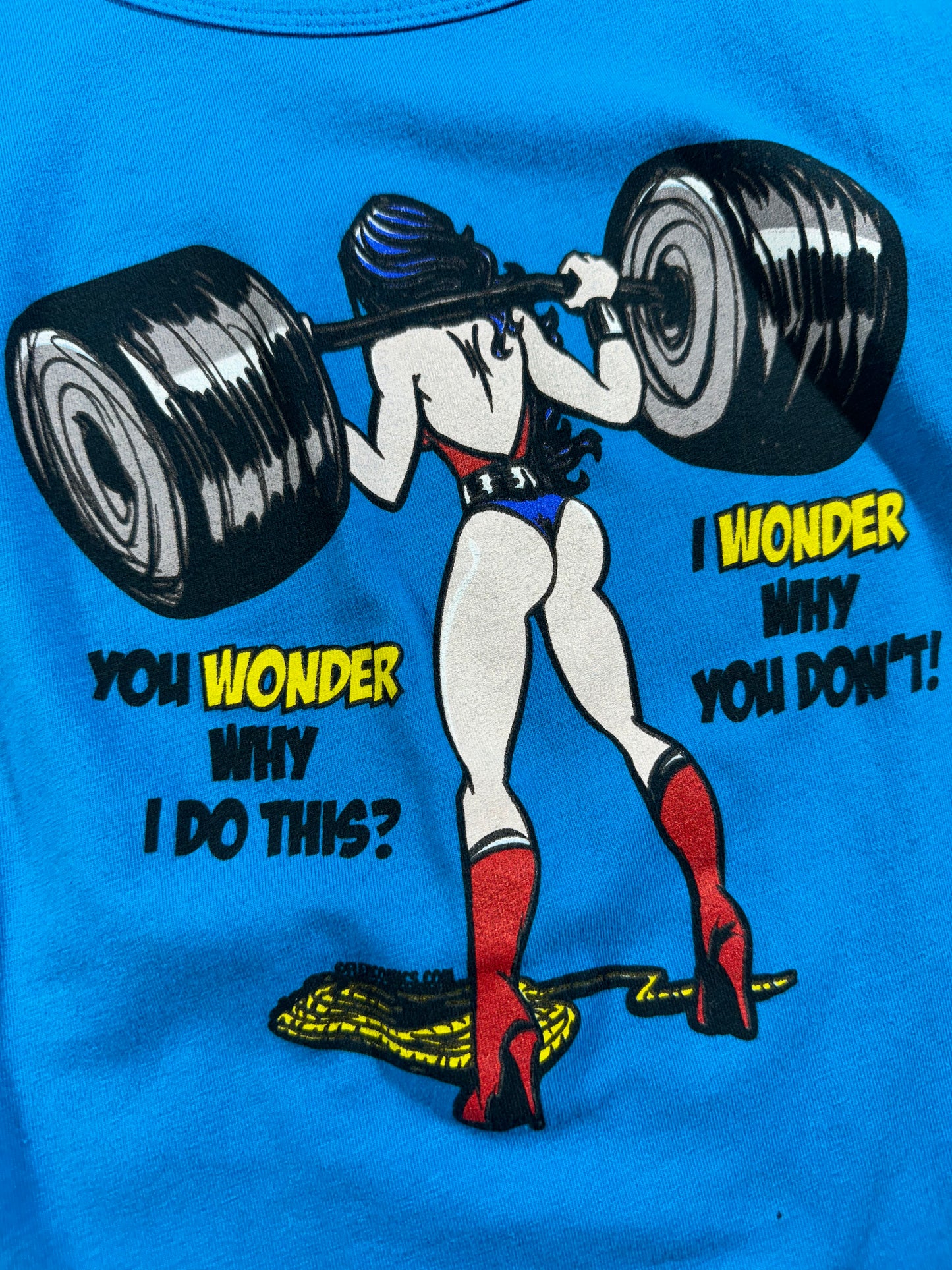 Vintage Wonder Woman Tank Top Working Out