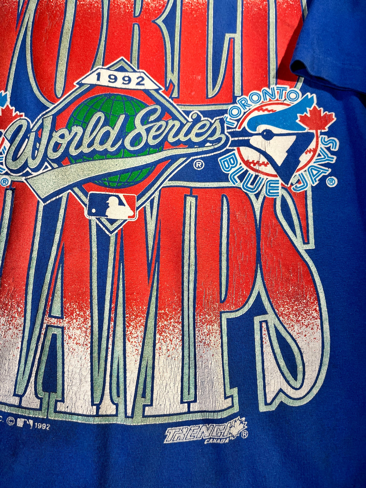 Glorydays Fine Goods Vintage Toronto Blue Jays T-Shirt 1992 World Champs MLB USA Made Single Stitch