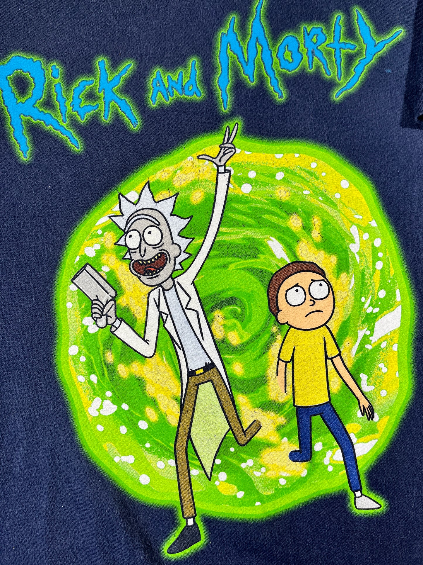 Vintage Rick And Morty T-Shirt Comic Cartoon