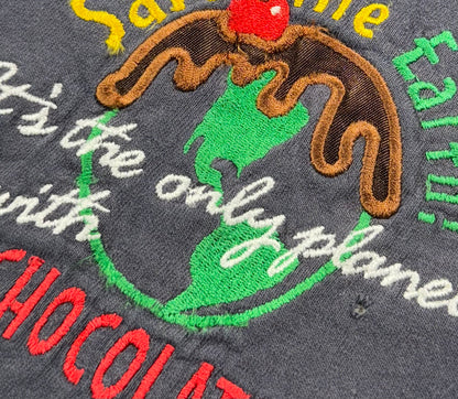 Vintage Save The Earth T-Shirt Chocolate