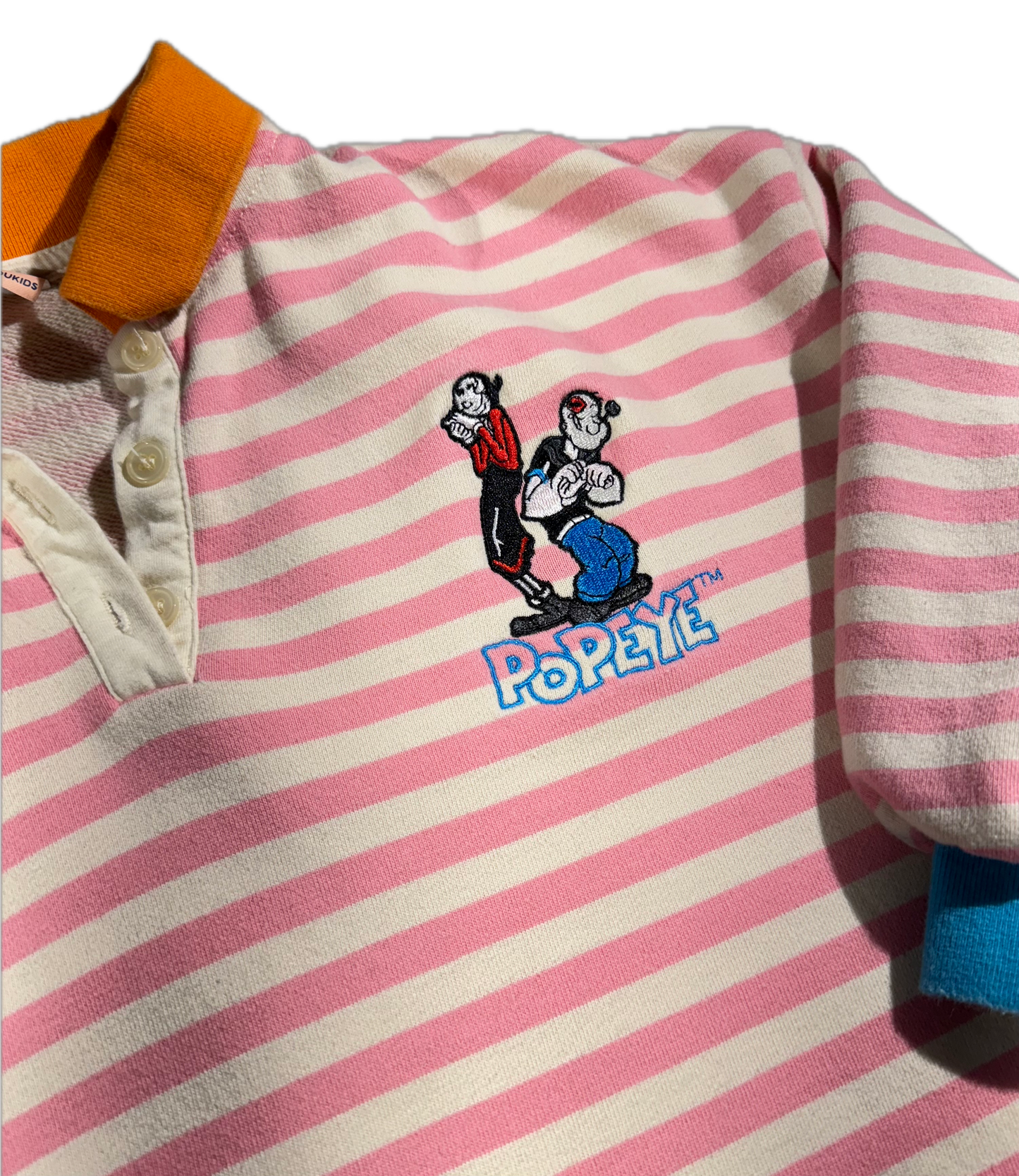 Vintage Popeye Polo Shirt Top