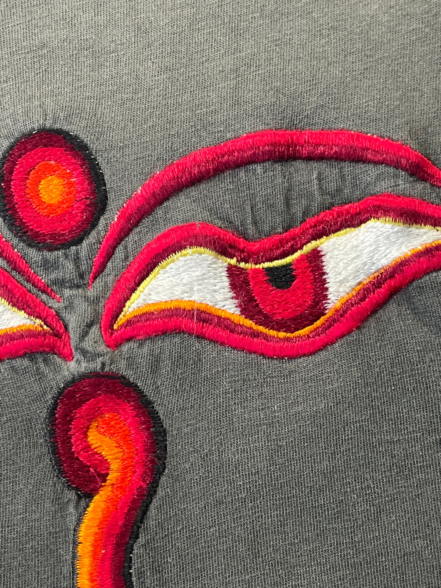 Vintage Hindu Eyes T-Shirt Made In Nepal 90's Faded Boxy Single Stitch