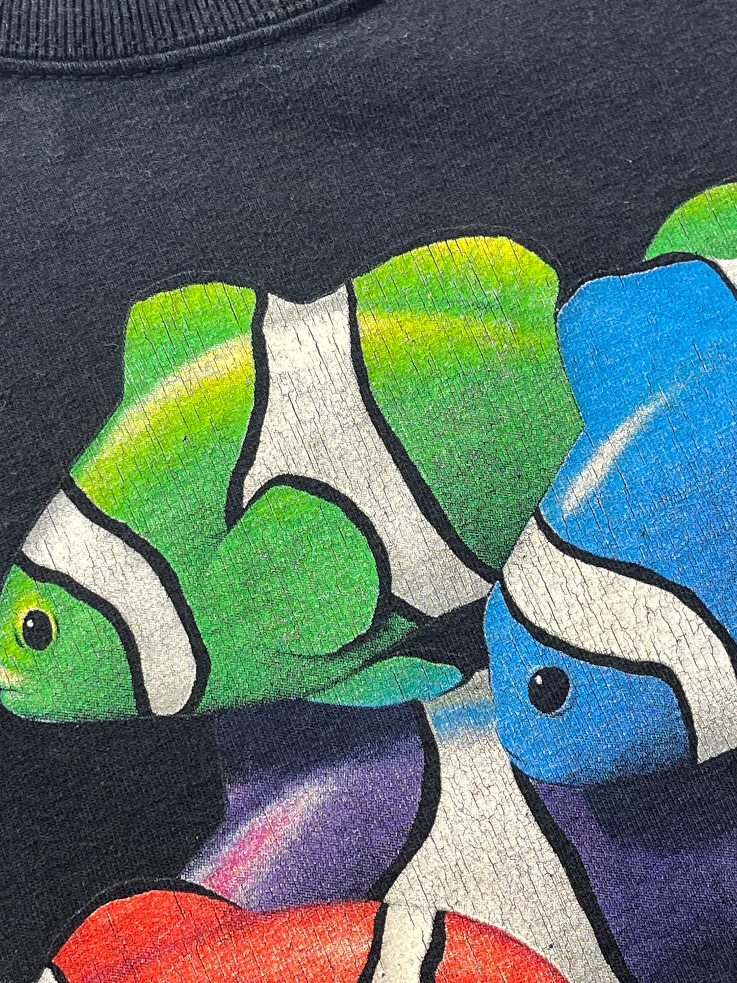 Vintage Fish T-Shirt Colourful Animal