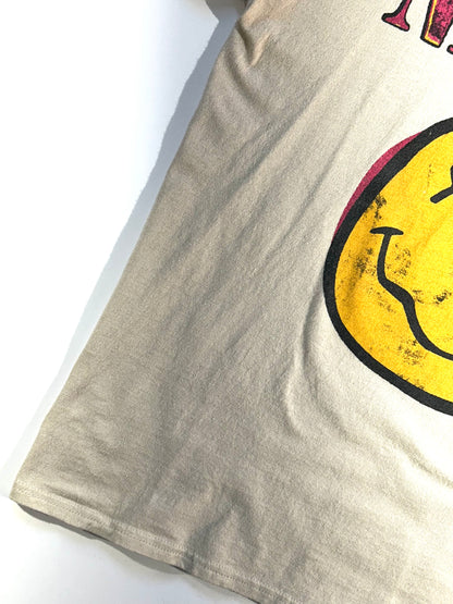 Vintage Nirvana Band T-Shirt Smiley Face