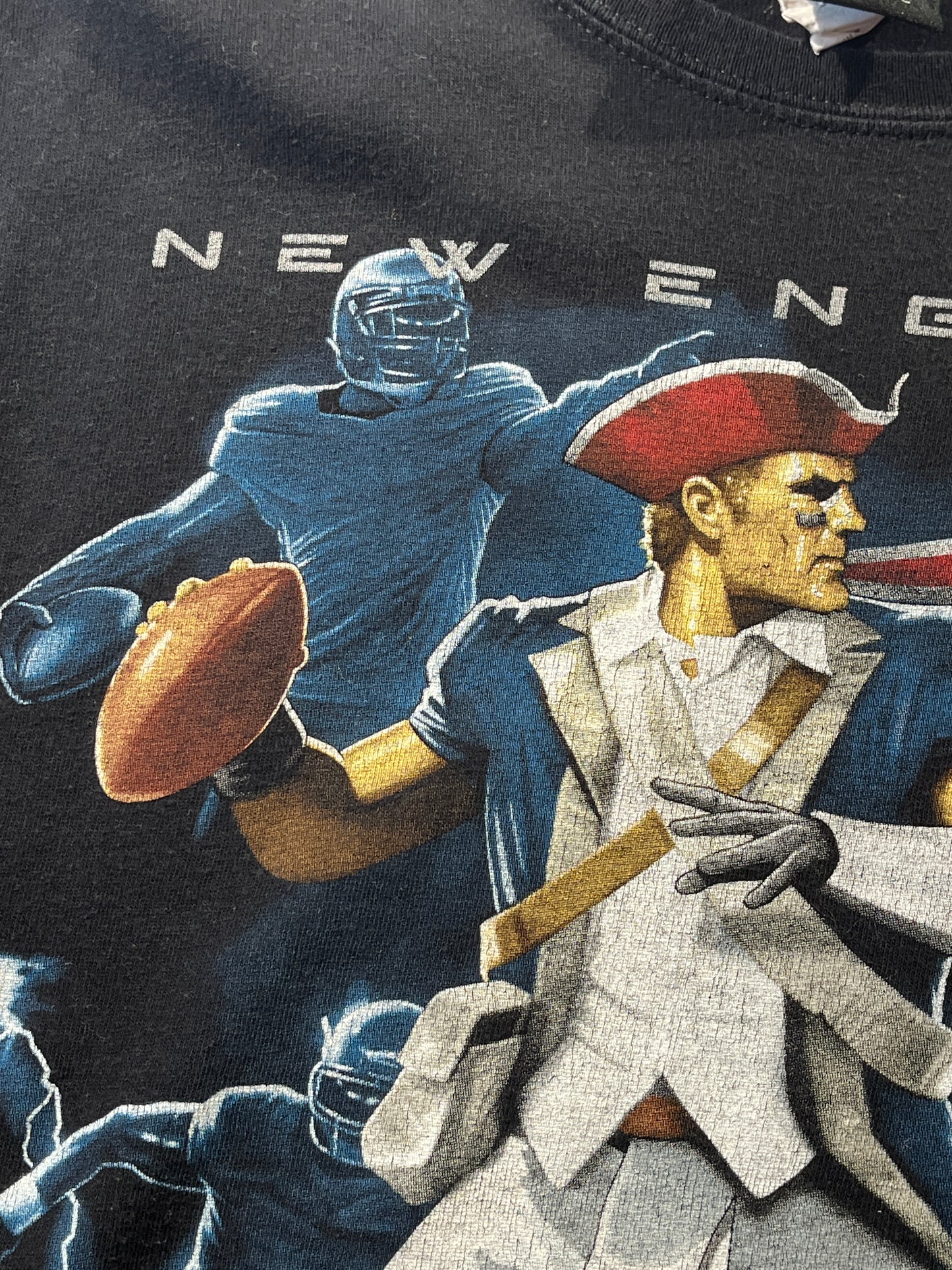 Vintage New England Patriots T-Shirt Tom Brady #12