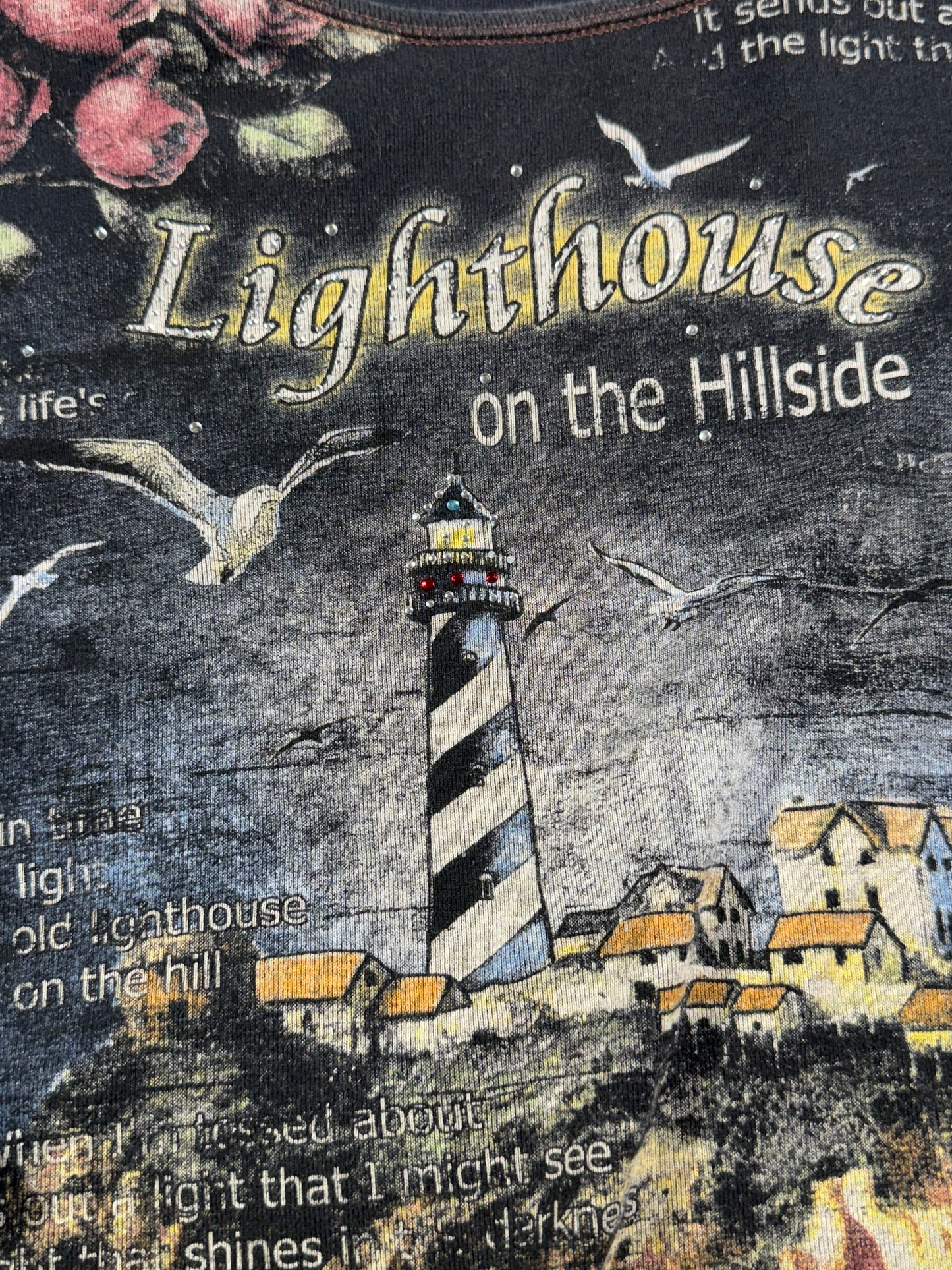 Vintage Y2K Lighthouse Top T-Shirt